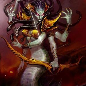 One of the lieutenants of Queen Azshara...Lady Vashj