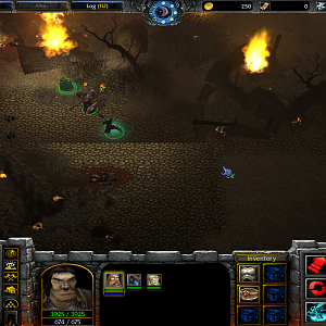 I have omnilights attached to the heroes as well as some omnilights as doodads placed around the terrain, but sometimes it causes a problem like this.