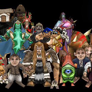 All of my completed textures.