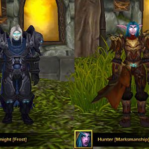 Frost Death Knight New Skin and New Class: Marksmanship Hunter