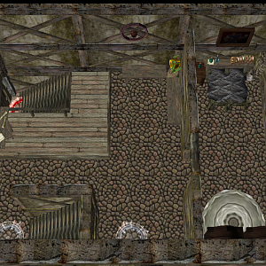 Here is another house complete with basement and second level. Who knows what could be in here.