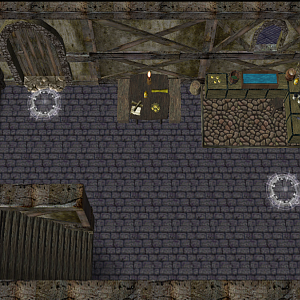 This is Roger Marin's house. You can enter the second floor as well as the attached barn.