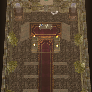 Here is an updated shot of the Church of the Oakheart. There is more here than meets the eye. Once certain events take place the pillars in the corner
