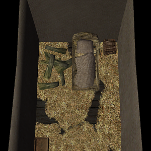 This is a tent that can be found in the wilderness. But there may be more here than just a bed...