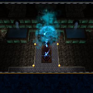 This is a screenshot of Edward's awakening from his tomb.