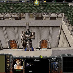 Citizens can be seen living their lives throughout the city. (Fingolfin's Buildings)