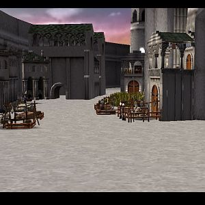 A shot at the marketplaces and houses. (Fingolfin's Buildings)