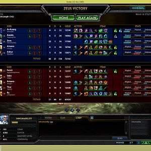 Zeus, the god of thunder. In this game he should be a god of arena! Im only getting like 20 kills and 1-4 death each time, even if we are losing or wi