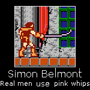 Real men use pink whips!