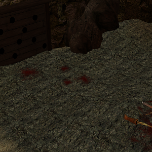Arrows come shooting from the holes if the heroes venture too near. Better look around for a way to disarm it first.