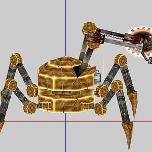 GoblinTerrorDroneWIP.099 C Stand 1 Side View