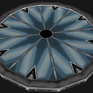 Glass Platform Round