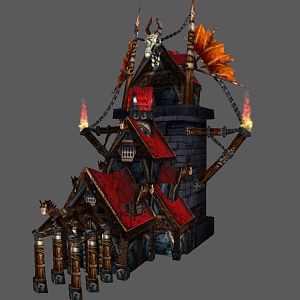 Vrykul Hall of Dragon Masters - this is full Tier 3 main building for my Vrykul race. As you can see, Ive been bored.