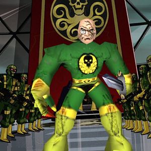 Founder and leader of HYDRA, criminal neo-Nazi organization. Its main objectives are: destroy any form of democracy and kill Nick Fury. Can learn the