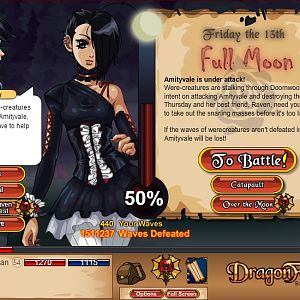 Full Moon has reached 50% progression - special quest unlocked! :D

Another day, another medal.