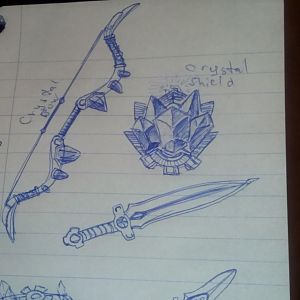 Drawings - Bow & Shield