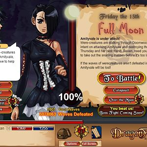 Full moon has been beaten... But is the danger yet over?

You feel an evil presence watching you...