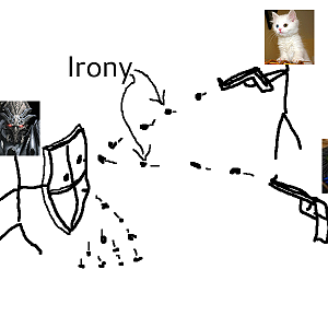 Dodge all the irony!