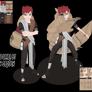This "Young-Gaara" Model I created for a mate and his Naruto-Campaign Project.

This was also my 2nd model I've done/finished so far.