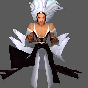 storm (there are 2 "version" of Storm's costume one is White, other is Black, this is a combination)