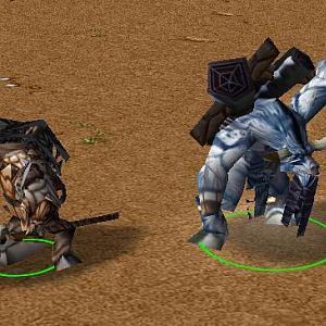 Tauren Switch:

You can switch the tauren skins by extracting the normal game skins and then switching their pathnames. Each skins overlaps the othe