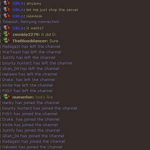 Whole server stopped....