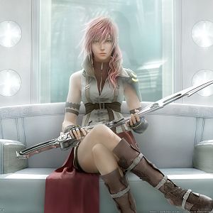 The Main character from Final Fantasy XIII