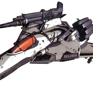 VF-171EX Nightmare Plus in its upgraded fighter form.