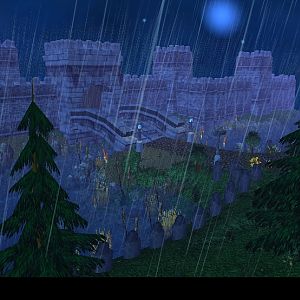 Stormwind Keep at night