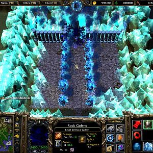 Lotsa ice, too bad the snow terrain wasn't willing to work with me.