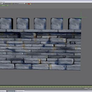Front view of that same wall