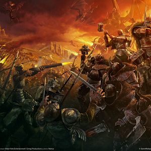 wallpaper warhammer mark of chaos 0