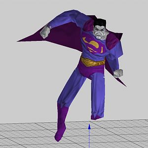 Alternate Skin of the Superman Model made for fun.
Used the Cape Texture of the Injustice Superman and for the other parts the texture of the Bizarro