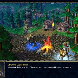 Chapter One featuring Arthas Menethil, Uther the Lightbringer, the Silver Hand, a new unit called Axeman and a new hero called Captain Falric.