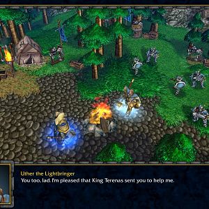 Chapter One featuring Arthas Menethil, Uther the Lightbringer, the Silver Hand, a new unit called Axeman and a new hero called Captain Falric.