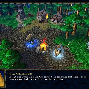Chapter One featuring Arthas Menethil, Uther the Lightbringer, the Silver Hand, a new unit called Axeman and a new hero called Captain Falric.