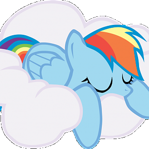 sleeping rainbow dash by versilaryan d3jxvqj