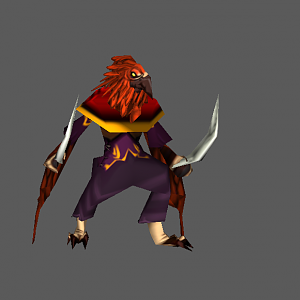 ArakkoaNewFlying - new arakkoa using new animation sets (also have alternate - flying animations included...) and new texture