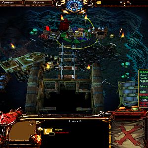 Starting area where players can pick heroes
