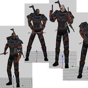 Deathstroke requested by my mate Andrew, animations are based on the Skills of his Project.
Used for him a Base Mesh I made out of NeilCatorce models