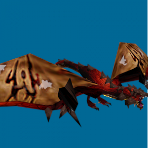 Rathalos (ingame textures) stance 2