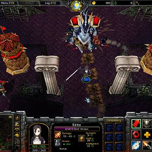 Enemy's front base and their Front Guardian