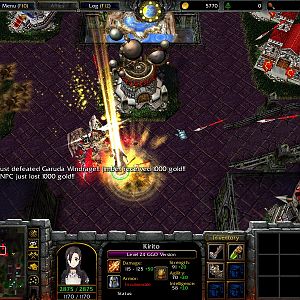 defeating one of enemy heroes