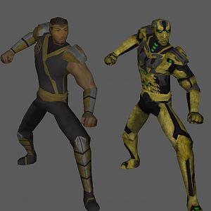 Cyrax requested by my mate Andrew, animations are based on the Skills of his Project.
Used for him a Base Mesh I made out of NeilCatorce models with