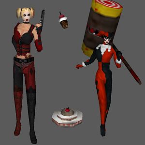 Harley Quinn requested by my mate Andrew, animations are based on the Skills of his Project.
Used for her a Base Mesh I made out of NeilCatorce model