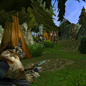 Gnolls have settled in the woods.