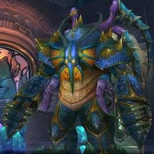 In the dark deeps even light dies
-General Vezax

Standing over 14ft tall,(4.2672 meters)General Vezax was created by N'zoth for one purpose..to be
