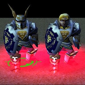 Captain Falric, model that got rejected.