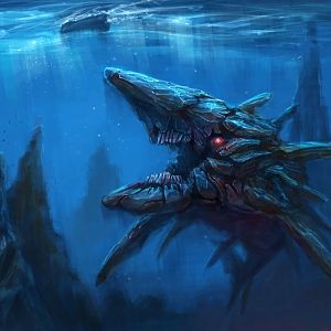 There is no telling what lurks underneath the water.N'zoth has a giant and terrifying advantage  - Gul'dan