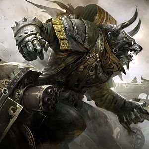 2D Art Kekai Kotaki Charr Engineer